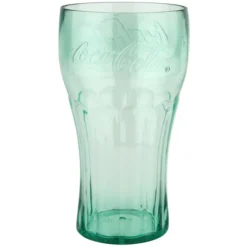 GET Enterprises GET 1132-JC Bell 32 Oz. Jade Coca-Cola® SAN Plastic Soda Glass - 72/Case
