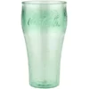 GET Enterprises GET 3324-JC Bell 24 Oz. Jade Coca-Cola® Polycarbonate Pebbled Soda Glass - 72/Case