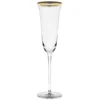 10 Strawberry Street Windsor 5.5 Oz. Gold Band Champagne Flute - 4/Pack