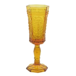 10 Strawberry Street Vatican 4 Oz. Amber Champagne Flute - 6/Pack