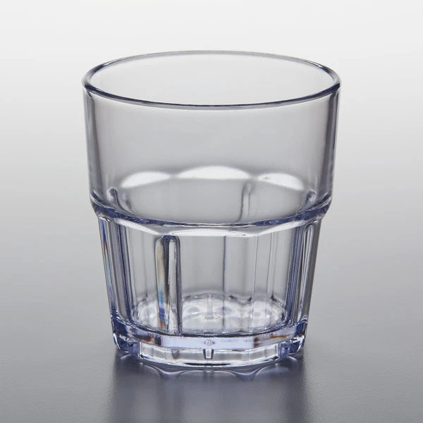 GET Enterprises GET 9907-1-CL Bahama 7 Oz. Clear Customizable SAN Plastic Tumbler - 72/Case 2 GET Enterprises GET 9907-1-CL Bahama 7 Oz. Clear Customizable SAN Plastic Tumbler - 72/Case - Image 2