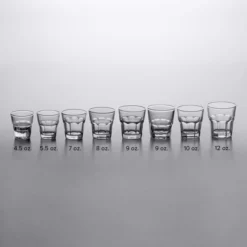 Anchor Hocking 799U New Orleans 9 Oz. Tall Rocks / Old Fashioned Glass - 36/Case -Vidivi shop 1897868