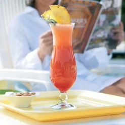 Arcoroc E6128 Outdoor Perfect 14.75 Oz. SAN Plastic Hurricane Glass By Arc Cardinal - 36/Case