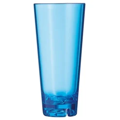 Arcoroc FM402 Outdoor Perfect 16 Oz. Blue SAN Plastic Hi Ball Glass By Arc Cardinal - 36/Case