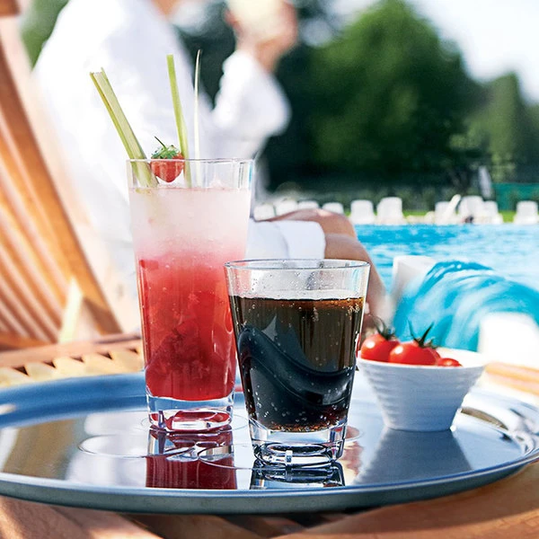 Arcoroc E6134 Outdoor Perfect 10 Oz. Clear SAN Plastic Rocks / Old Fashioned Glass By Arc Cardinal - 36/Case 2 Arcoroc E6134 Outdoor Perfect 10 Oz. Clear SAN Plastic Rocks / Old Fashioned Glass By Arc Cardinal - 36/Case - Image 2