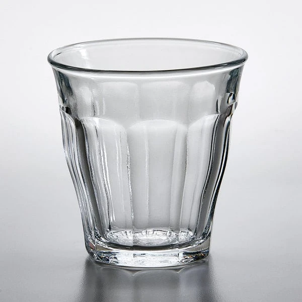 Duralex 1026AB06 Picardie 7.75 Oz. Stackable Glass Tumbler - 6/Pack 2 Duralex 1026AB06 Picardie 7.75 Oz. Stackable Glass Tumbler - 6/Pack - Image 2