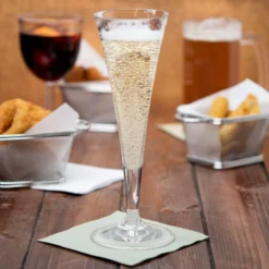 Carlisle 4362007 Liberty 5.8 Oz. Plastic Champagne Flute - 6/Pack