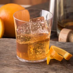 Carlisle 4362807 Liberty 8 Oz. Plastic Rocks / Old Fashioned Glass - 6/Pack