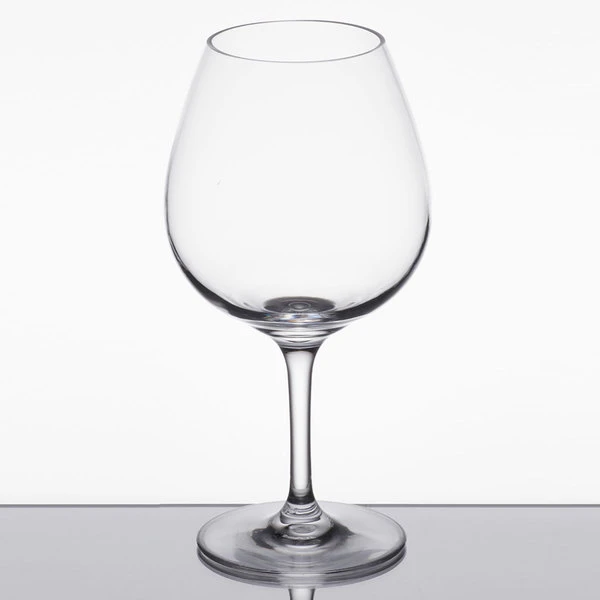 Carlisle 564107 Alibi 22 Oz. Plastic Balloon Wine Glass - 6/Pack 2 Carlisle 564107 Alibi 22 Oz. Plastic Balloon Wine Glass - 6/Pack - Image 2