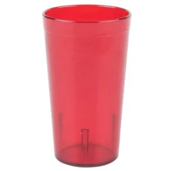Carlisle 521210 Stackable 12 Oz. Ruby SAN Plastic Tumbler - 6/Pack -Vidivi shop 1984161
