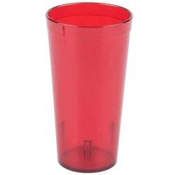 Carlisle 522010 Stackable 20 Oz. Ruby SAN Plastic Tumbler - 6/Pack -Vidivi shop 1984196