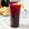 Carlisle 522410 Stackable 24 Oz. Ruby SAN Plastic Tumbler - 6/Pack