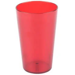 Carlisle 553210 Stackable 32 Oz. Ruby SAN Plastic Tumbler - 3/Pack -Vidivi shop 1984277