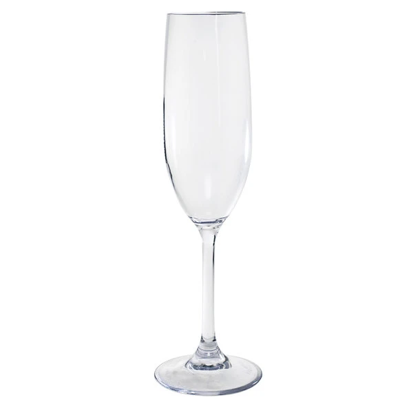 Front Of The House ACH002CLT23 Drinkwise 9 Oz. Tritan Plastic Champagne Flute - 12/Pack 1 Front Of The House ACH002CLT23 Drinkwise 9 Oz. Tritan Plastic Champagne Flute - 12/Pack