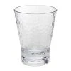 Front Of The House ADO006CLT23 Drinkwise 10 Oz. Hammered Tritan Plastic Rocks / Old Fashioned Glass - 12/Pack
