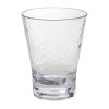 Front Of The House ADO004CLT23 Drinkwise 14 Oz. Hammered Tritan Plastic Double Rocks / Old Fashioned Glass - 12/Pack