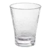 Front Of The House ADO011CLT23 Drinkwise 12 Oz. Hammered Tritan Plastic Double Rocks / Old Fashioned Glass - 12/Pack