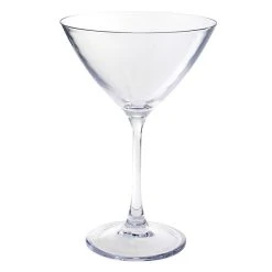 Front Of The House AMA007CLT23 Drinkwise 10 Oz. Tritan Plastic Martini Glass - 12/Pack
