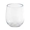 Front Of The House AWI005CLT23 Drinkwise 12 Oz. Tritan Plastic Stemless Wine Glass - 12/Pack