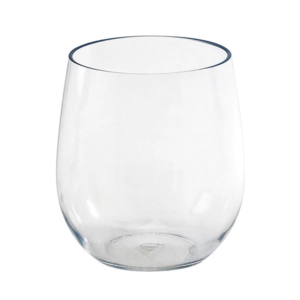 Front Of The House AWI005CLT23 Drinkwise 12 Oz. Tritan Plastic Stemless Wine Glass - 12/Pack 1 Front Of The House AWI005CLT23 Drinkwise 12 Oz. Tritan Plastic Stemless Wine Glass - 12/Pack