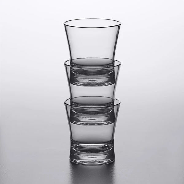 Carlisle 560907 Alibi 9 Oz. SAN Plastic Rocks / Old Fashioned Glass - 24/Case 3 Carlisle 560907 Alibi 9 Oz. SAN Plastic Rocks / Old Fashioned Glass - 24/Case - Image 3