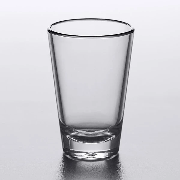 Carlisle 560307 Alibi 2.9 Oz. SAN Plastic Shooter / Dessert Shot Glass - 6/Pack 2 Carlisle 560307 Alibi 2.9 Oz. SAN Plastic Shooter / Dessert Shot Glass - 6/Pack - Image 2