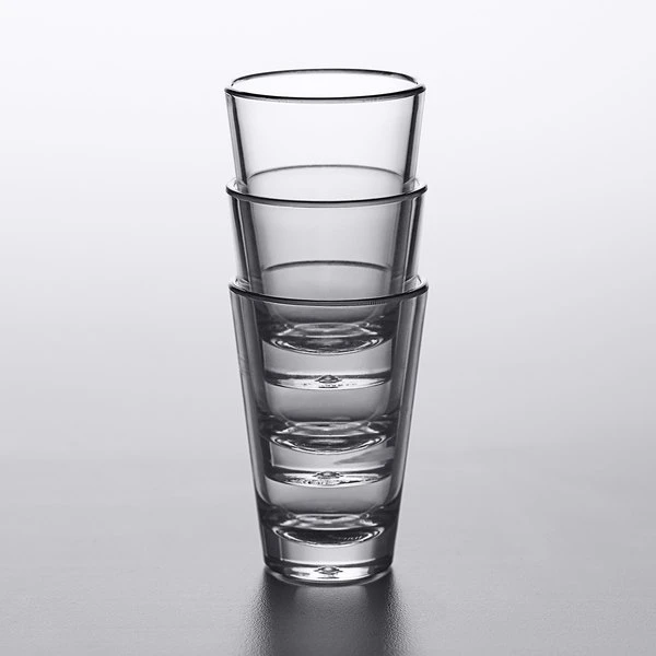 Carlisle 560307 Alibi 2.9 Oz. SAN Plastic Shooter / Dessert Shot Glass - 6/Pack 3 Carlisle 560307 Alibi 2.9 Oz. SAN Plastic Shooter / Dessert Shot Glass - 6/Pack - Image 3