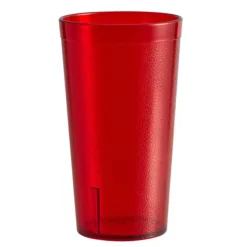 Carlisle 521610 Stackable 16 Oz. Ruby SAN Plastic Tumbler - 6/Pack -Vidivi shop 2009803