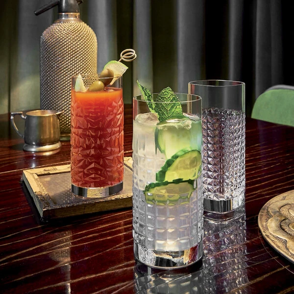 Luigi Bormioli 12418/01 Mixology 16.25 Oz. Charme Highball Glass - 12/Case 2 Luigi Bormioli 12418/01 Mixology 16.25 Oz. Charme Highball Glass - 12/Case - Image 2