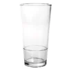 Elite Global Solutions DW3286PC-CL 20 Oz. Plastic Stackable Cooler Glass - 24/Case