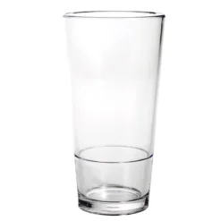 Elite Global Solutions DW3286PC-CL 20 Oz. Plastic Stackable Cooler Glass - 24/Case