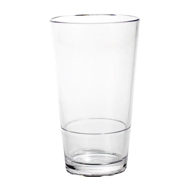 Elite Global Solutions DW3287PC-CL 16 Oz. Plastic Stackable Mixing / Pint Glass - 24/Case 1 Elite Global Solutions DW3287PC-CL 16 Oz. Plastic Stackable Mixing / Pint Glass - 24/Case