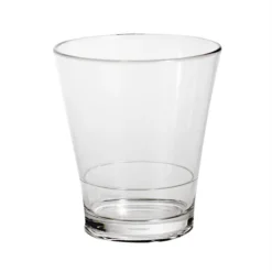 Elite Global Solutions DW3291PC-CL 12 Oz. Plastic Stackable Double Rocks / Old Fashioned Glass - 24/Case