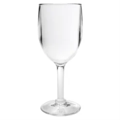 Elite Global Solutions DW3292PC-CL 8 Oz. Plastic Wine Glass - 24/Case