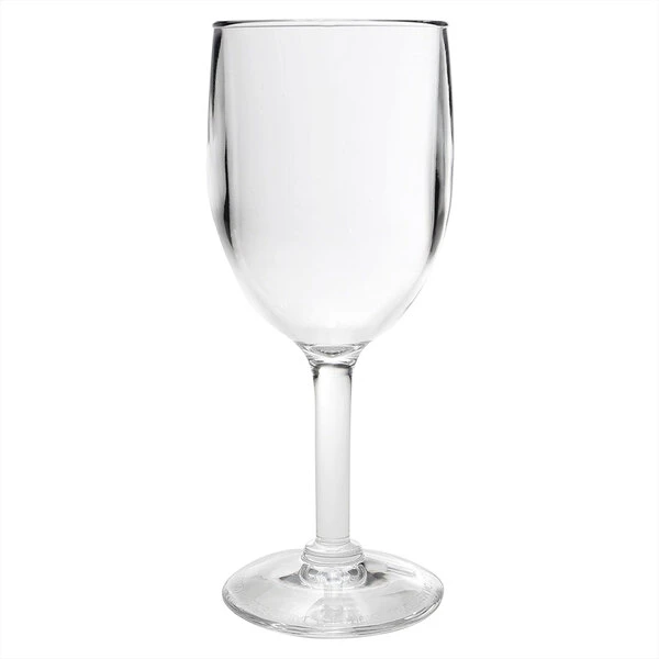 Elite Global Solutions DW3292PC-CL 8 Oz. Plastic Wine Glass - 24/Case 1 Elite Global Solutions DW3292PC-CL 8 Oz. Plastic Wine Glass - 24/Case
