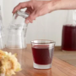 Duralex 1069AB06 Spirale 9.125 Oz. Stackable Glass Tumbler - 6/Pack