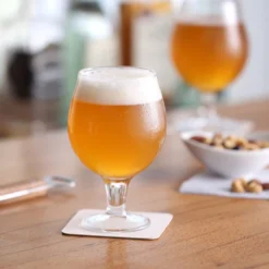 Pasabahce 440247-024 Cheers 13 Oz. Stackable Fully Tempered Belgian Beer Glass - 24/Case