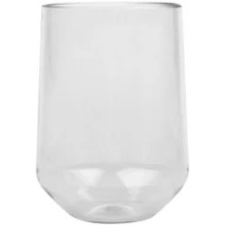 GET Enterprises GET SW-2003-CL Via 12 Oz. Customizable Tritan Plastic Short Tumbler - 24/Case