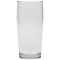 GET Enterprises GET SW-2006-CL Via 16 Oz. Customizable Tritan Plastic Pint Glass - 24/Case