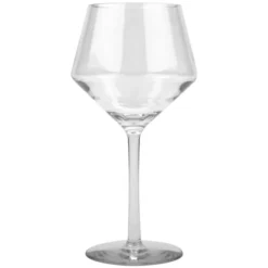 GET Enterprises GET SW-2000-CL Via 18 Oz. Customizable Tritan Plastic Wine Glass - 24/Case