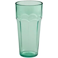 Choice 14 Oz. Green SAN Plastic Paneled Tumbler - 12/Pack -Vidivi shop 2145331