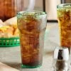 Choice 20 Oz. Green SAN Plastic Paneled Tumbler - 12/Pack