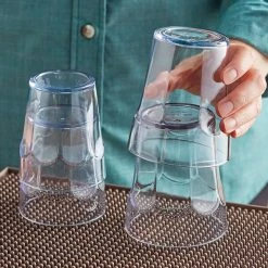 Choice 12 Oz. Clear SAN Plastic Paneled Tumbler - 12/Pack 5 Choice 12 Oz. Clear SAN Plastic Paneled Tumbler - 12/Pack -Vidivi shop 2162995