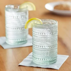 Fortessa Tableware Solutions Fortessa Jupiter 13 Oz. Sage Green Beverage Glass - 24/Case