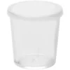 American Metalcraft 2 Oz. Reusable Clear Plastic Cup With Lid PMC2 - 12/Pack