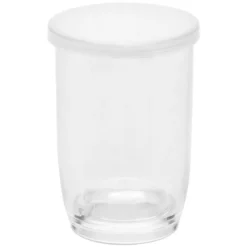 American Metalcraft 3 Oz. Reusable Clear Plastic Cup With Lid PMC3 - 6/Pack