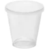 American Metalcraft 1.5 Oz. Reusable Clear Plastic Cup With Lid PMC15 - 12/Pack