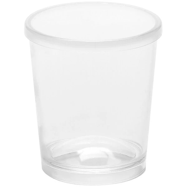 American Metalcraft 12 Oz. Reusable Clear Plastic Tumbler With Lid PTL12 1 American Metalcraft 12 Oz. Reusable Clear Plastic Tumbler With Lid PTL12