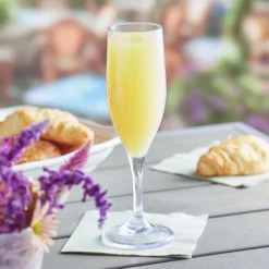 Choice 5.5 Oz. SAN Plastic Champagne Flute