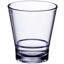 Choice 12 Oz. SAN Plastic Stackable Double Rocks / Old Fashioned Glass - 24/Case -Vidivi shop 2267680